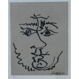 Picasso "Visage" Color Lithograph (7/100)