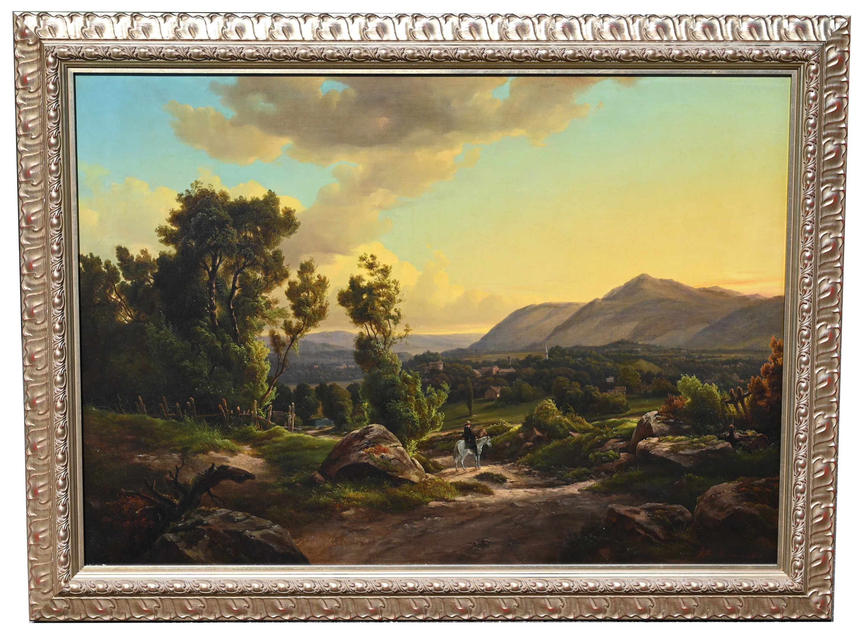 Julius H Kummer (Missouri, 1817-1889) Hudson River - Bild 2 aus 5