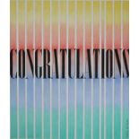 Erik Nitsche (1908-1998)"Congratulations" Original