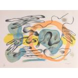 Fernand Leger "Les Muages" Color Lithograph