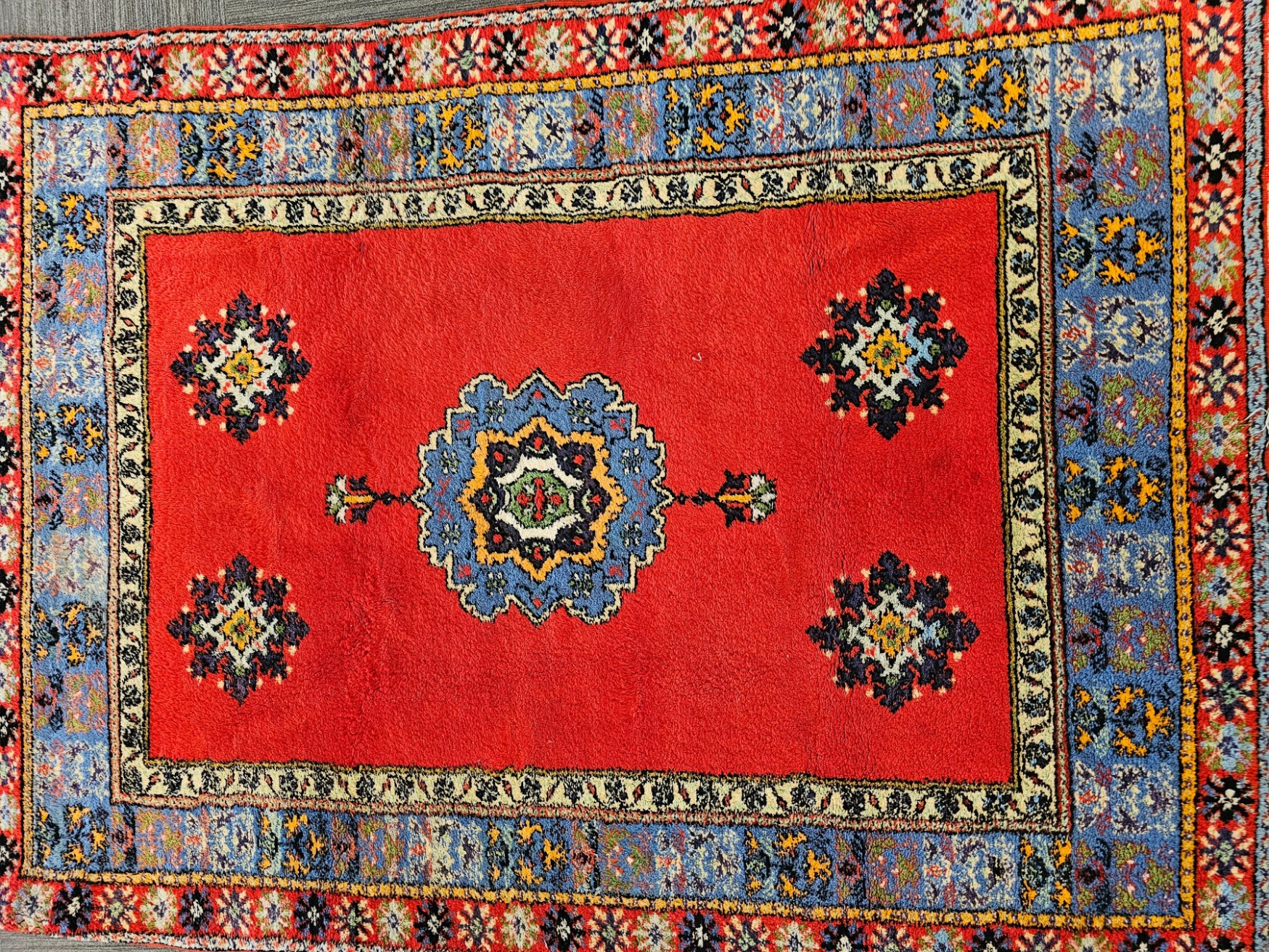 Vintage Moroccan Rug - Rabat - Bild 4 aus 7