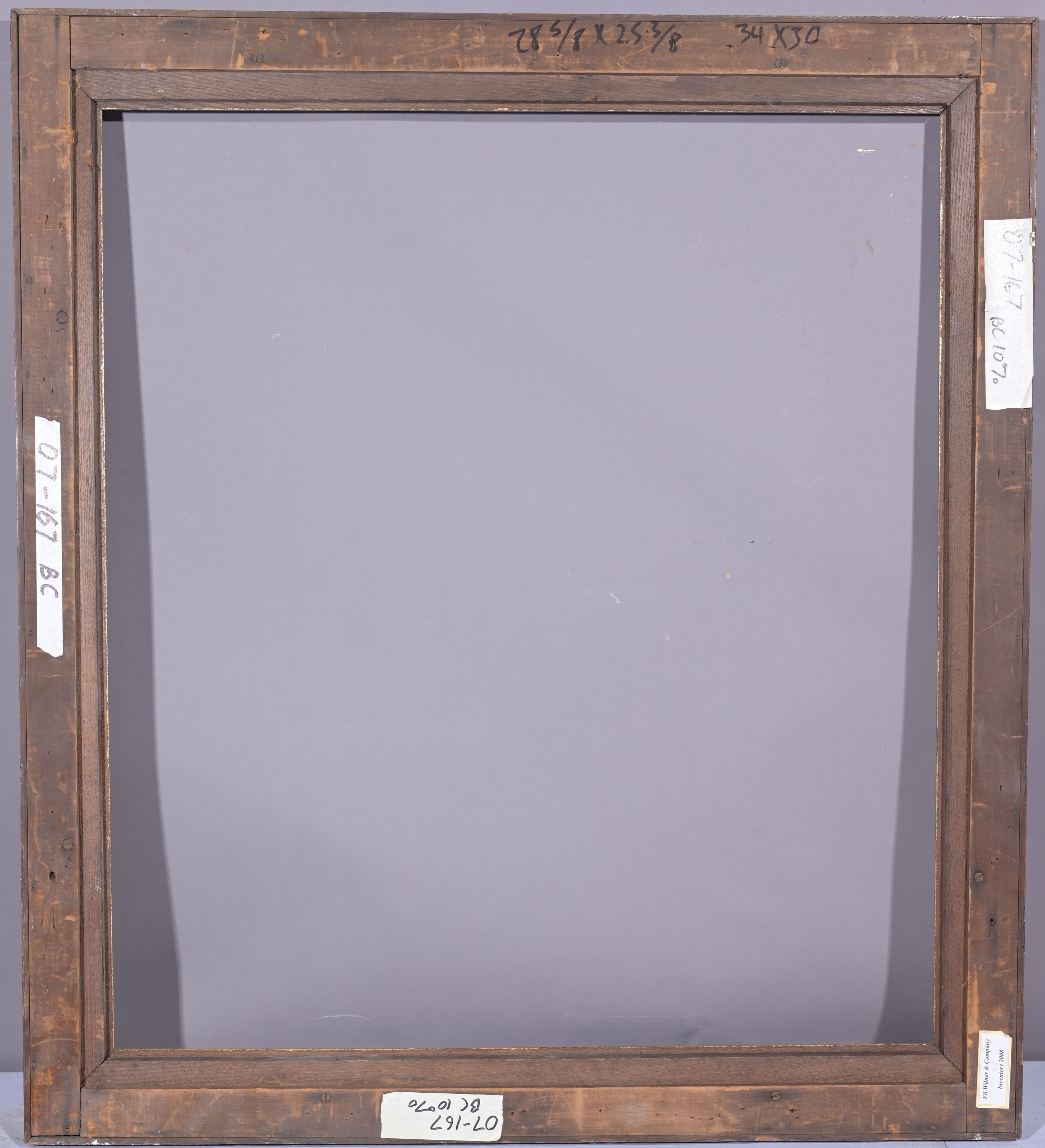American 1880-90's Frame - 28 5/8 x 25 3/8 - Image 8 of 8