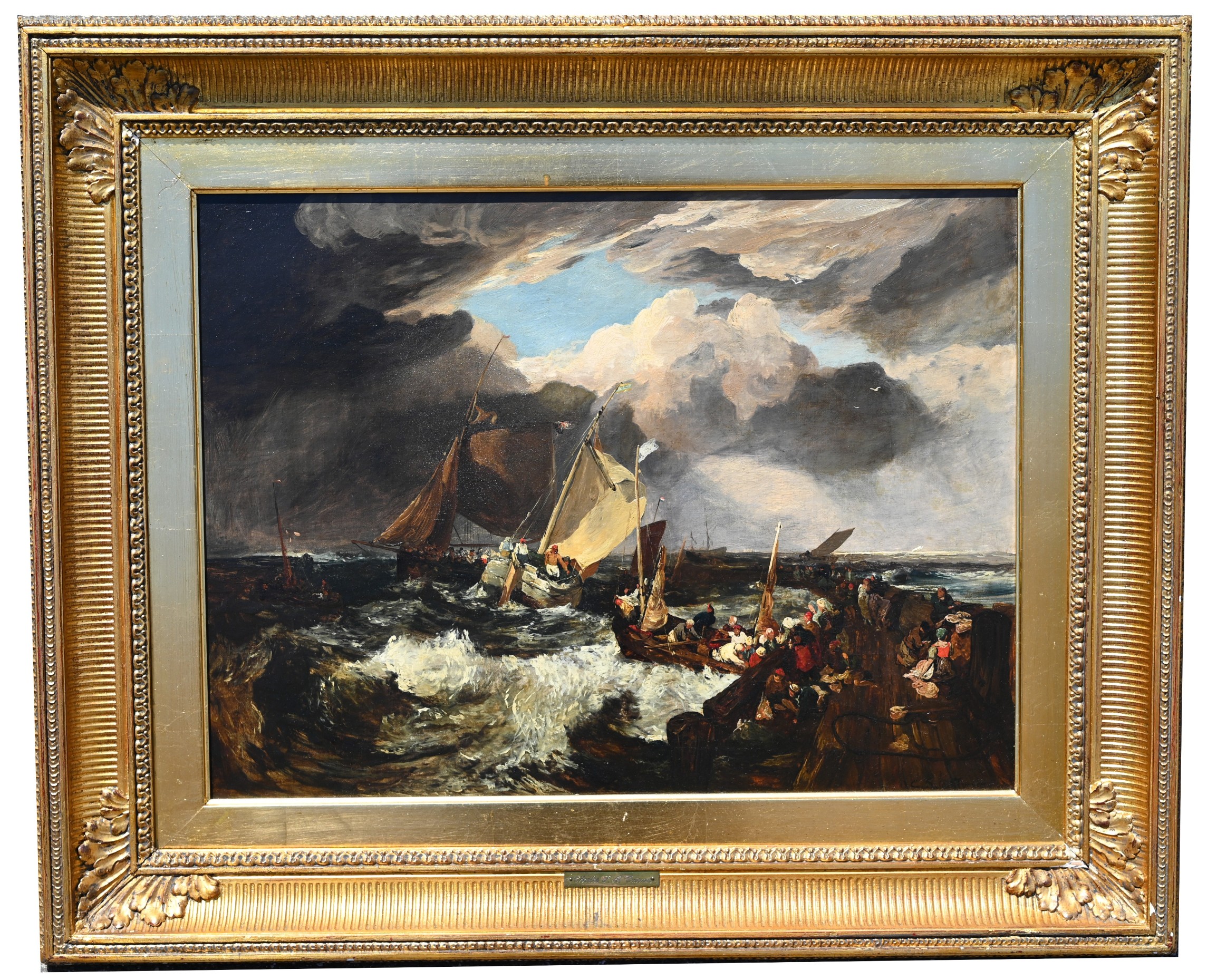 19th C. European School Nautical Painting