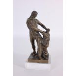 19th C. European Bronze Sculpture of Hercules