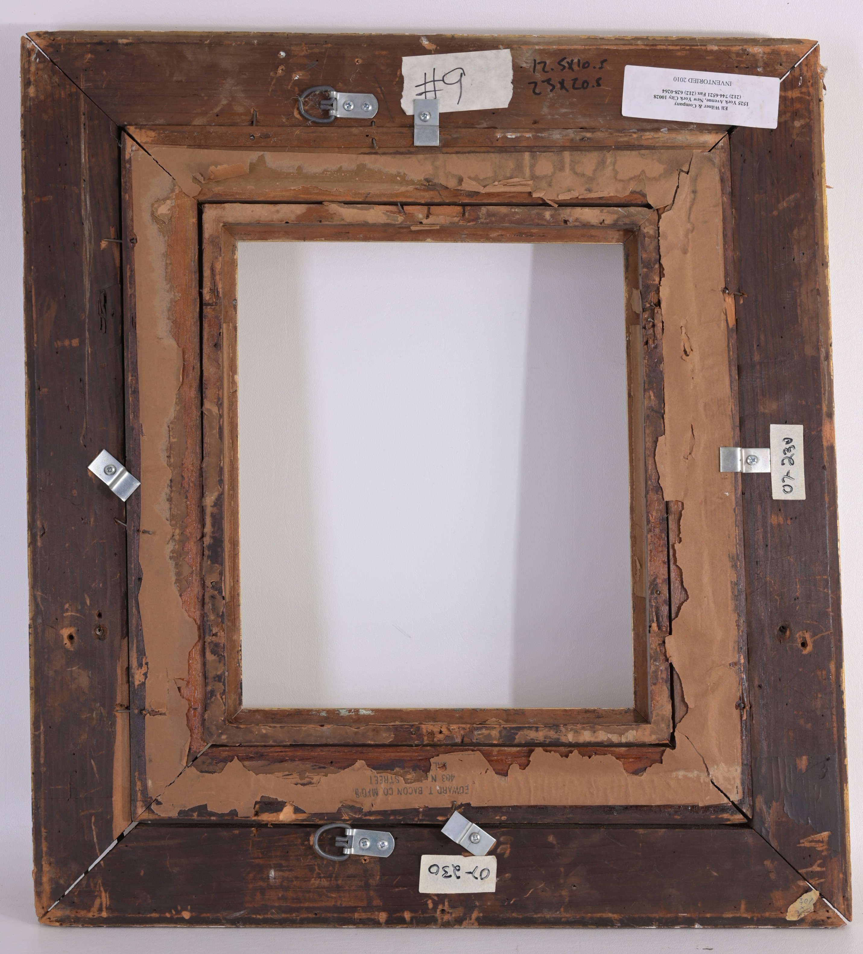 American 1880's Gilt Wood Frame- 12.5 x 10.5 - Image 6 of 6