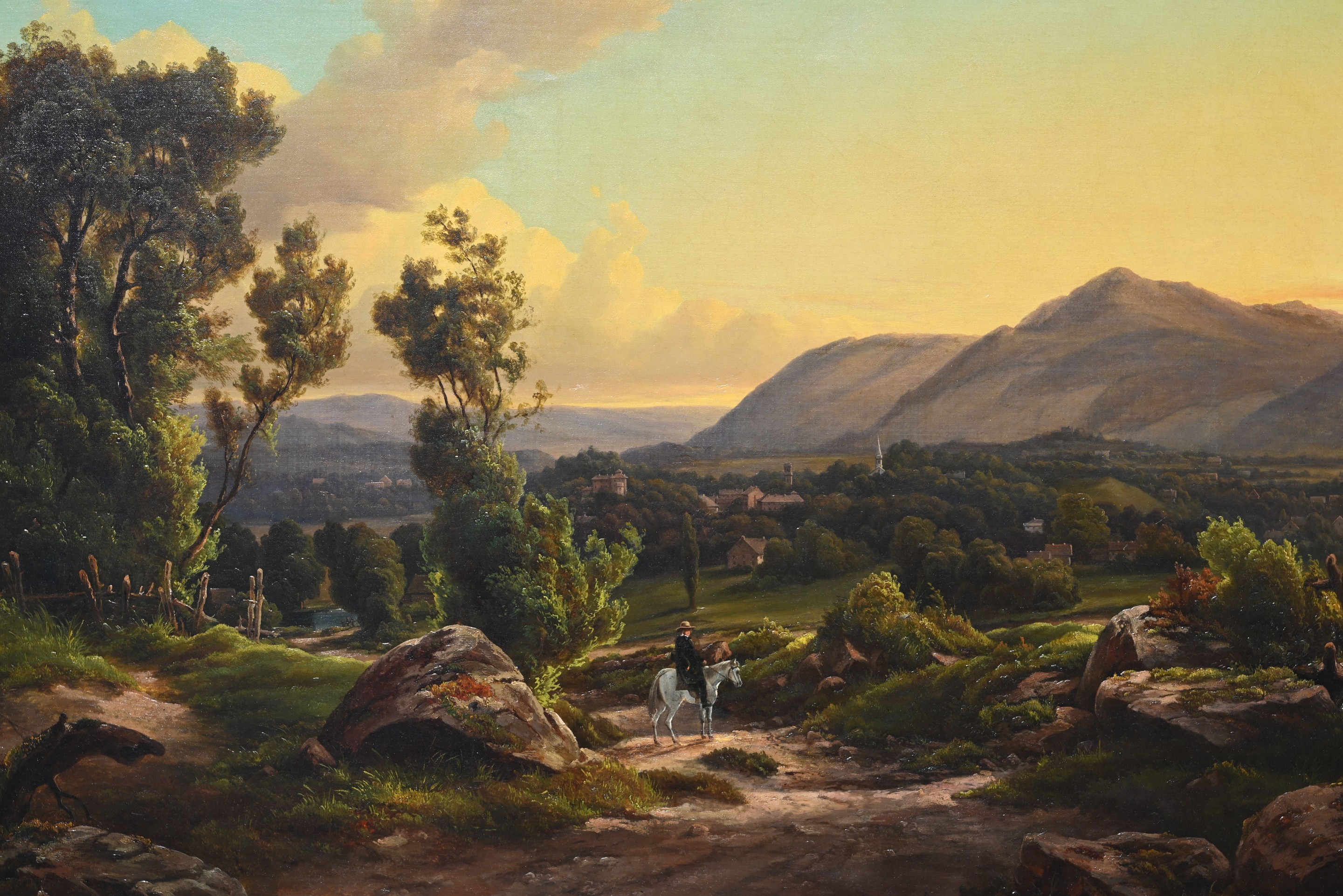 Julius H Kummer (Missouri, 1817-1889) Hudson River - Bild 3 aus 5