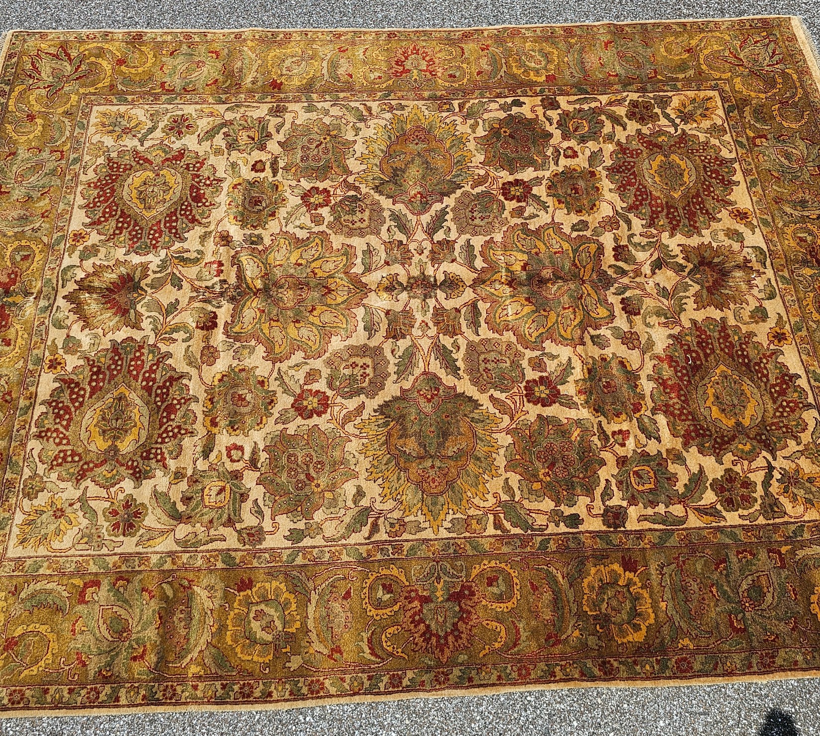 Fine Mahal Hand-Knotted Wool Rug - 9' x 11'10" - Image 4 of 9