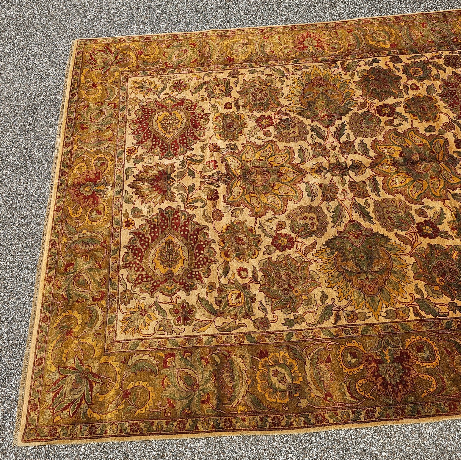 Fine Mahal Hand-Knotted Wool Rug - 9' x 11'10" - Image 3 of 9