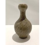 Chinese Song-Yuan Style Yaozhou Garlic Vase