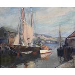 Emile Gruppe (1896 - 1978) "Gloucester Harbor"