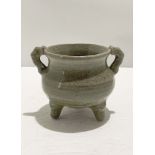 Chinese Longquan Tripod Censer