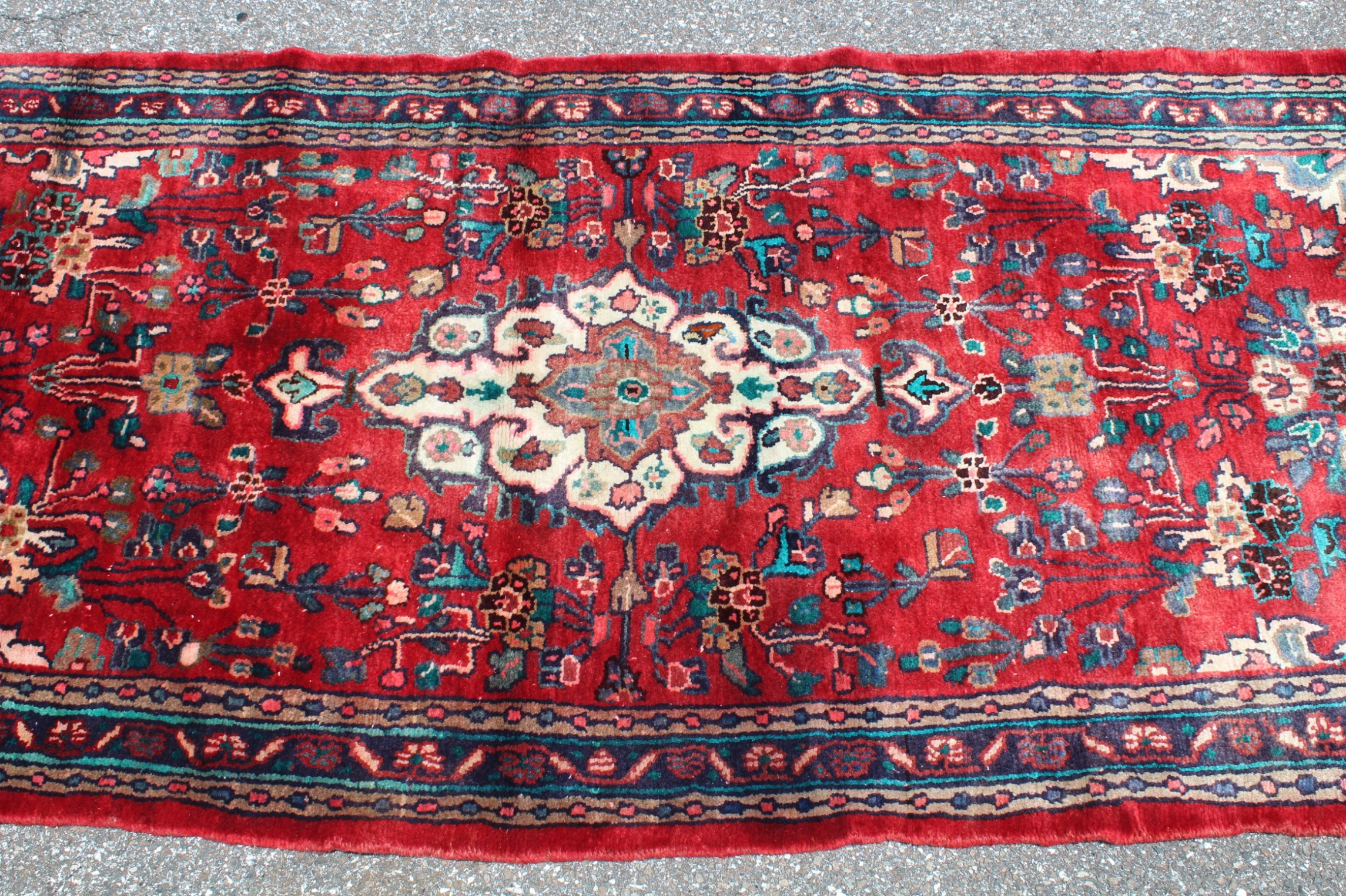 Sharuq Hand-Knotted Persian Wool Rug - 3'7" x 10' - Image 7 of 10