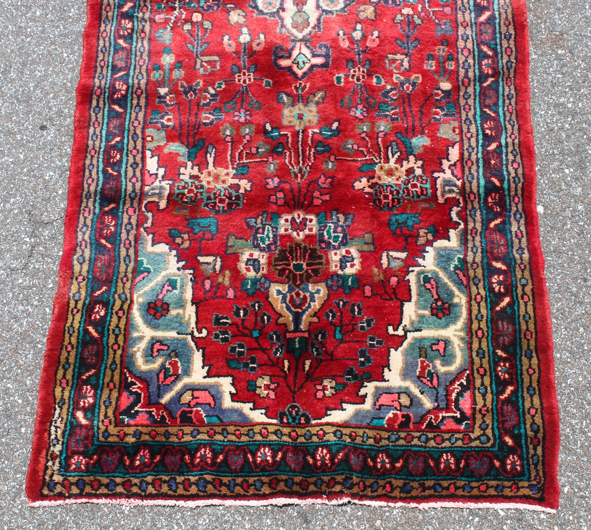 Sharuq Hand-Knotted Persian Wool Rug - 3'7" x 10' - Image 2 of 10