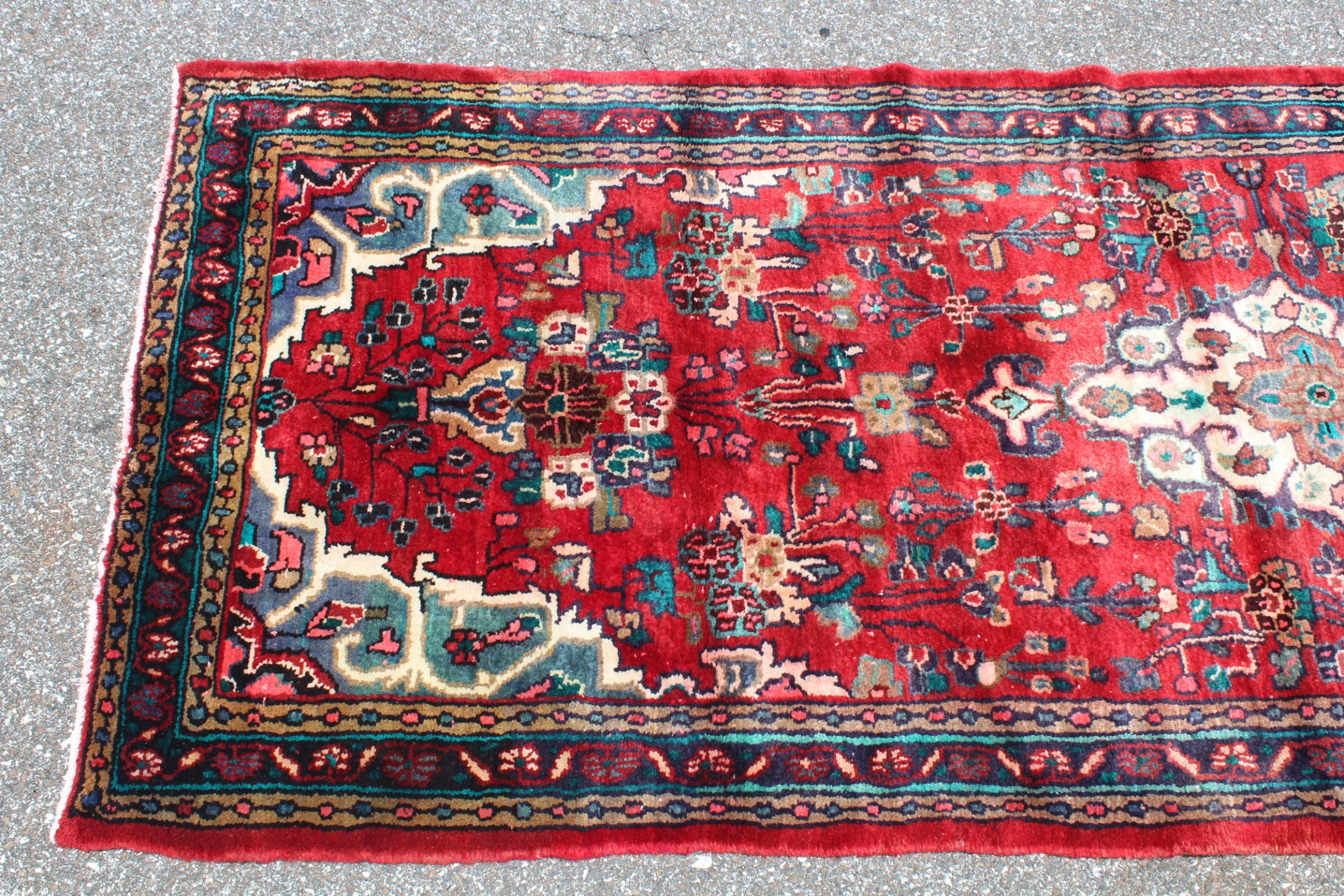 Sharuq Hand-Knotted Persian Wool Rug - 3'7" x 10' - Image 8 of 10