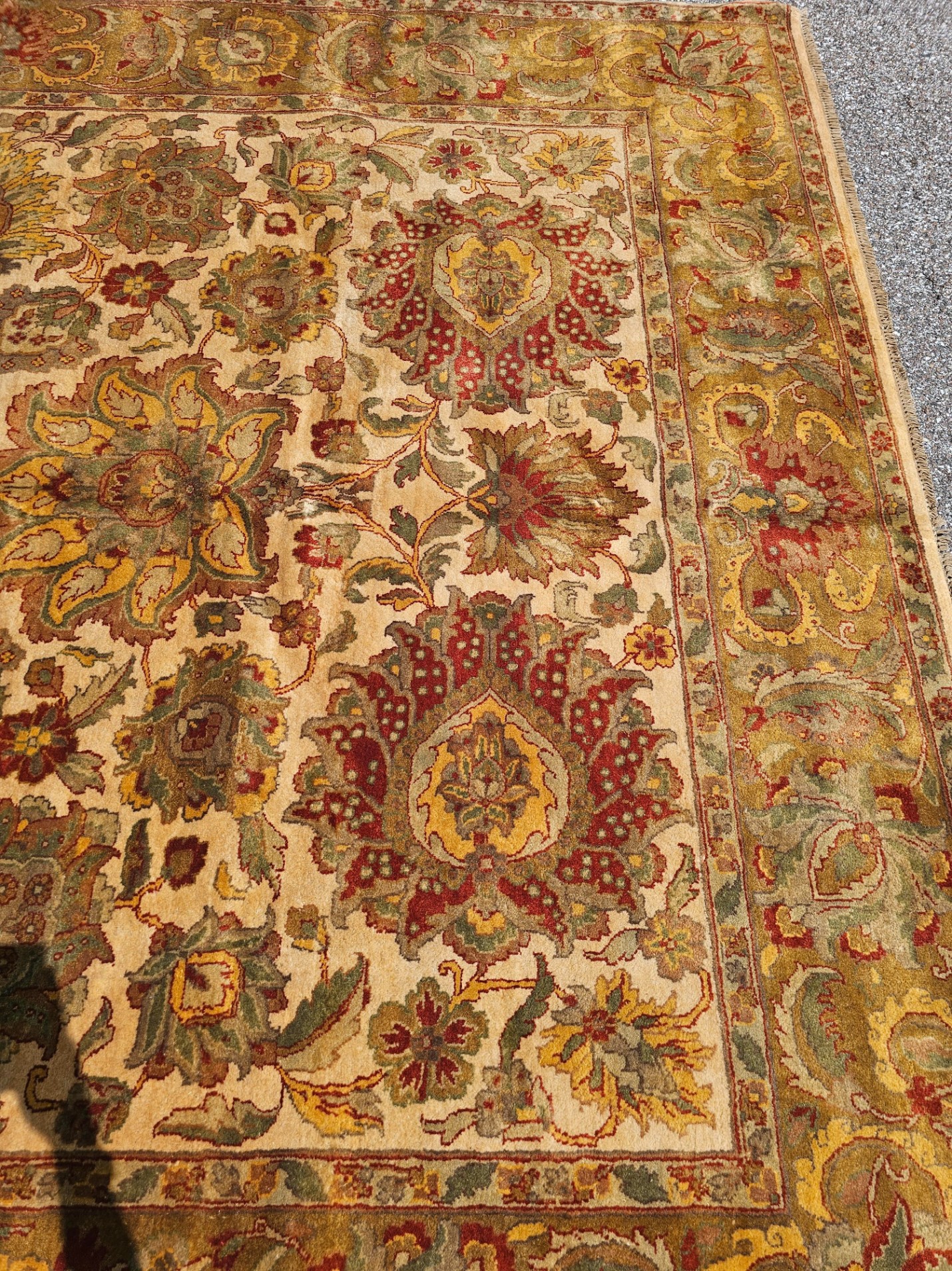 Fine Mahal Hand-Knotted Wool Rug - 9' x 11'10" - Image 6 of 9