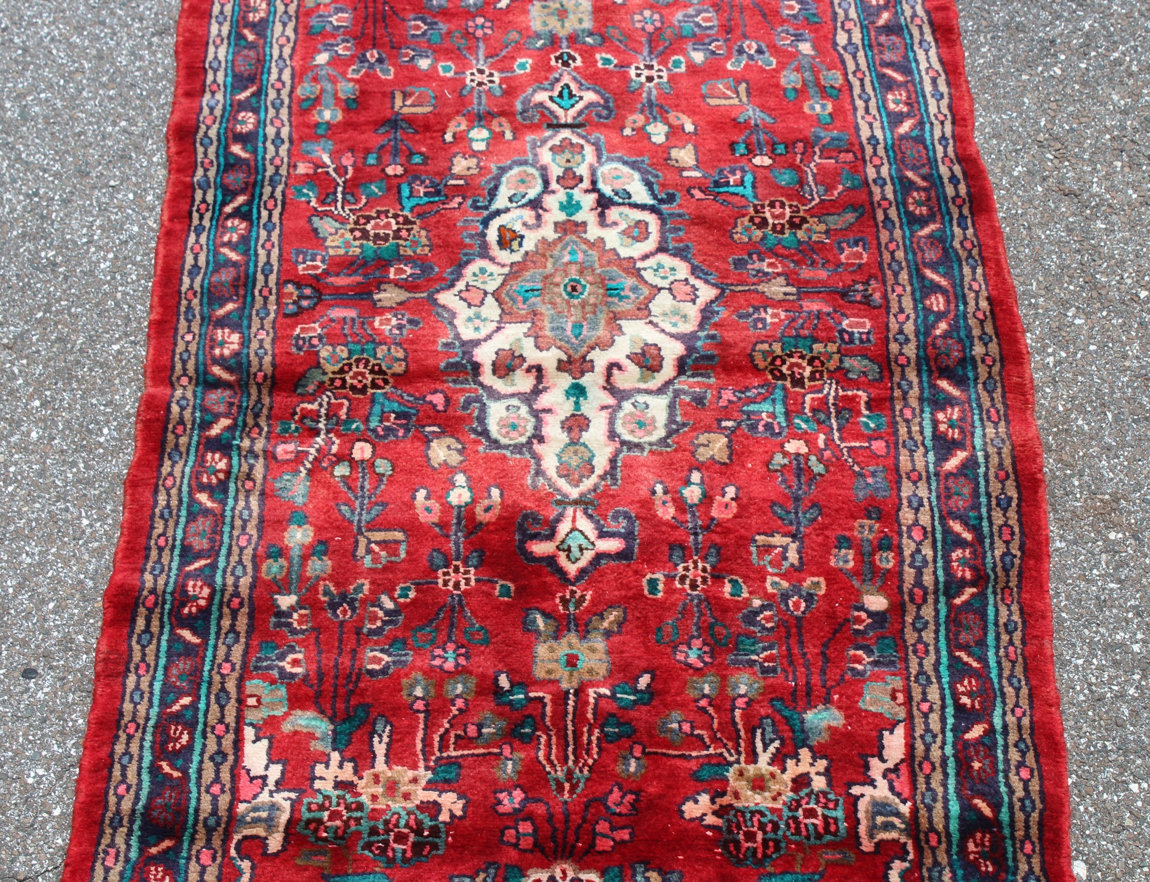 Sharuq Hand-Knotted Persian Wool Rug - 3'7" x 10' - Image 3 of 10