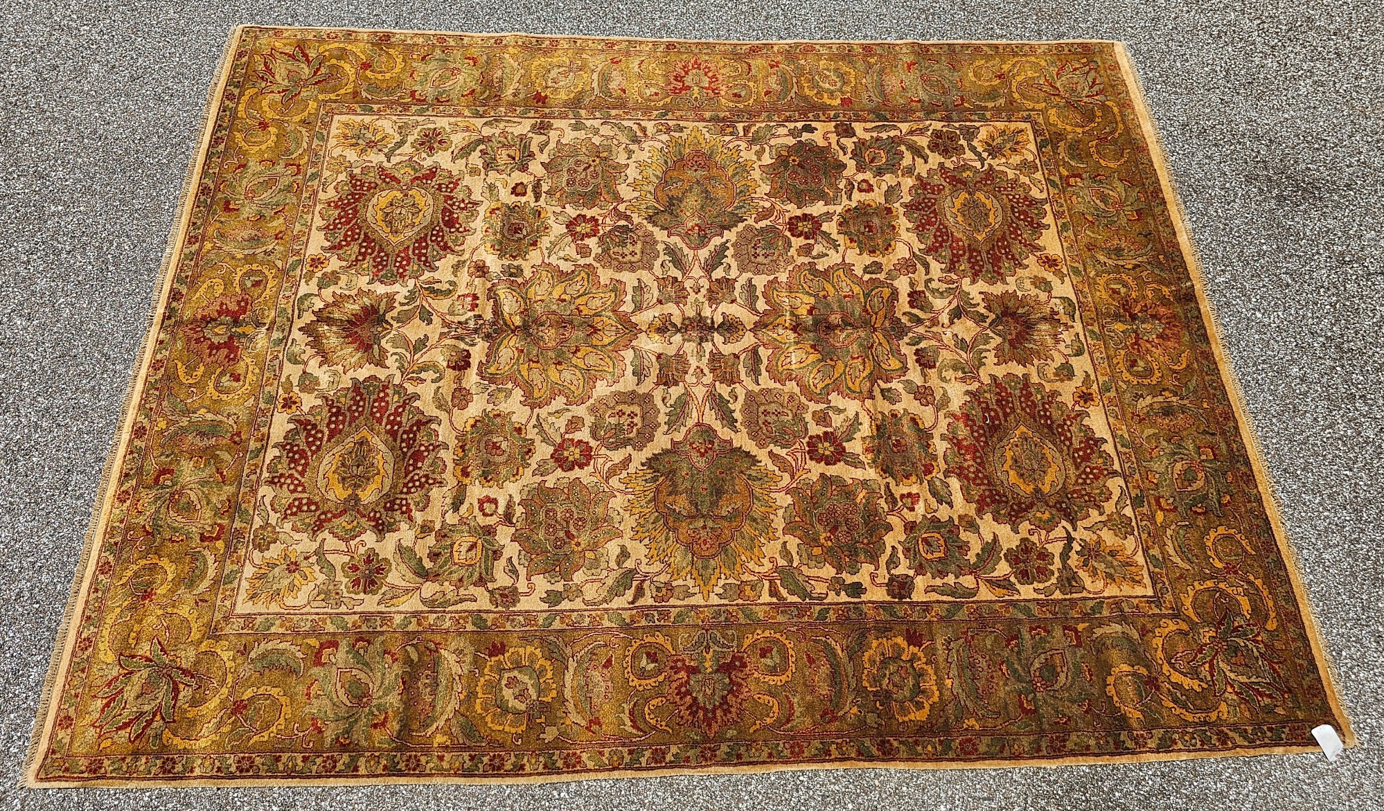 Fine Mahal Hand-Knotted Wool Rug - 9' x 11'10" - Image 2 of 9