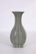 Chinese Celadon Crackle Glaze Vase