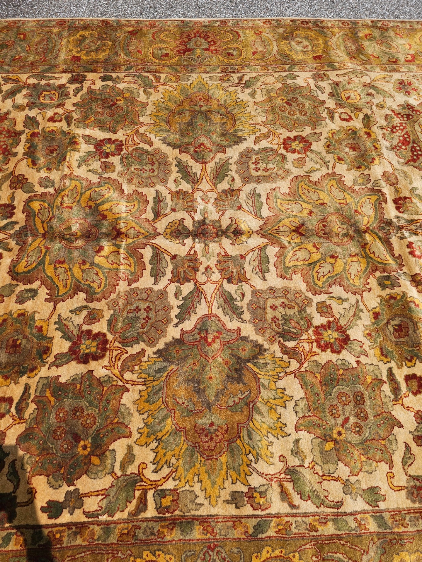 Fine Mahal Hand-Knotted Wool Rug - 9' x 11'10" - Image 7 of 9