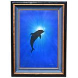 Robert Wyland "Dolphin Day" Original Oil Painting