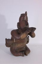 South American Terracotta Figure of a Man