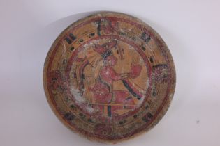 South American Terracotta Painted Bowl