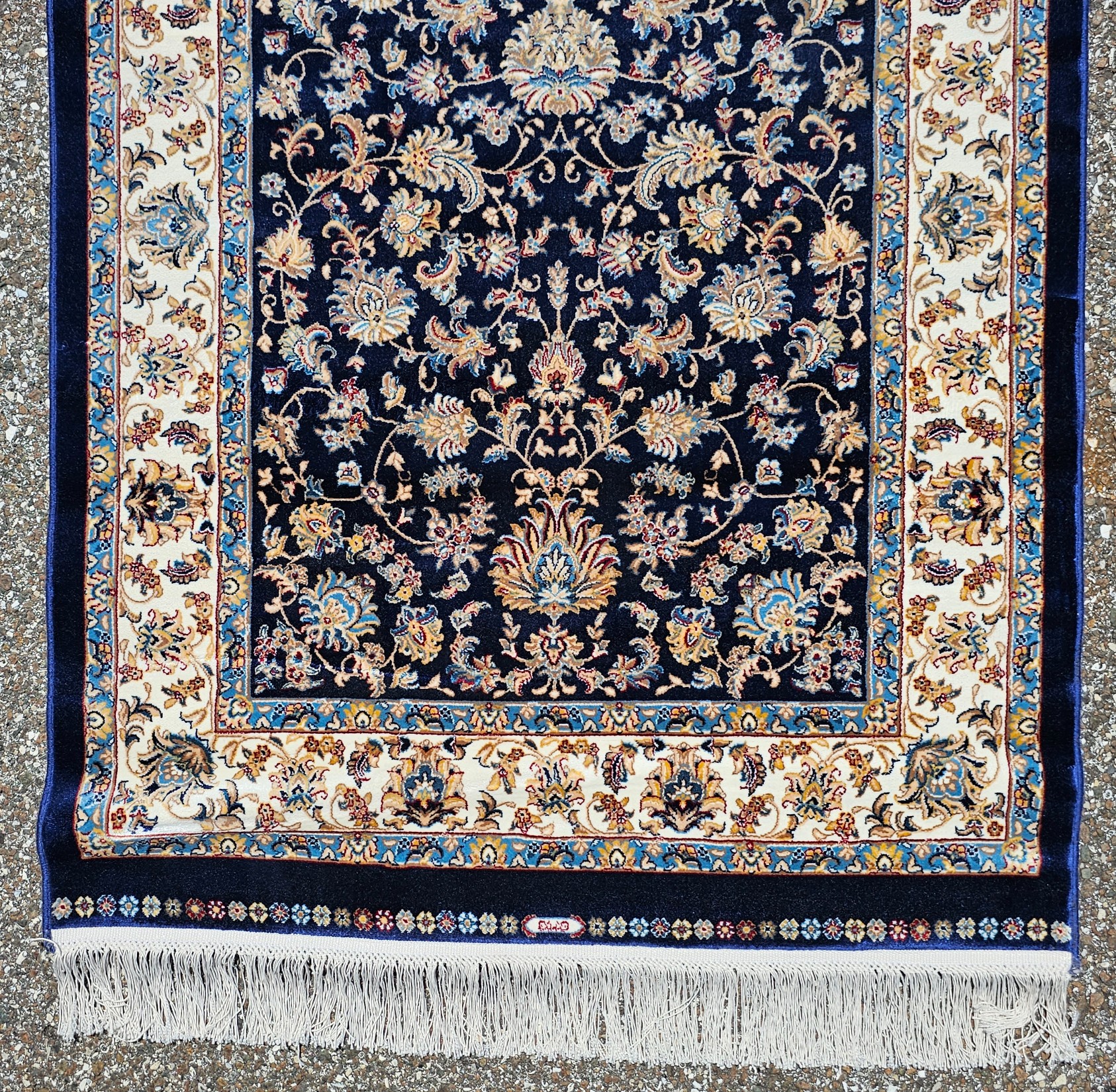 Hereke Turkish Bamboo Silk Tufted Rug - 2'6" x 5' - Image 2 of 7