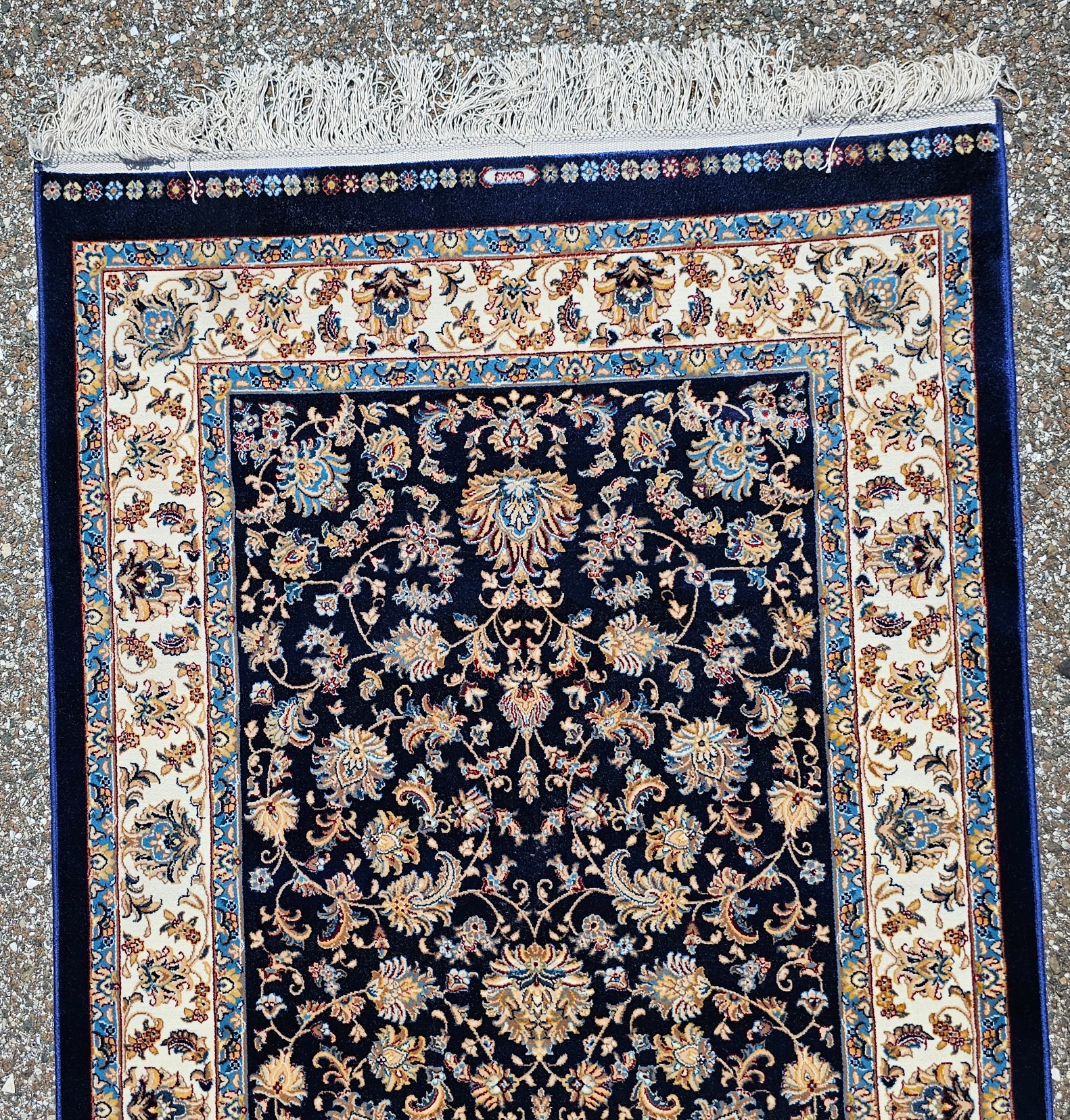 Hereke Turkish Bamboo Silk Tufted Rug - 2'6" x 5' - Image 5 of 7