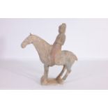 Anitque Chinese Pottery of a Horse and Rider