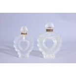 (2) Lalique Nina Ricci "Coeur Joie" Perfume Bottle