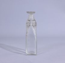 R Lalique Satyrs Glass Perfume Bottle