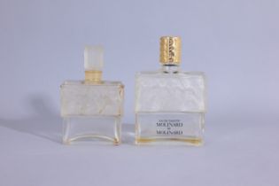 (2) Lalique Molinard 'The Three Graces' Perfume