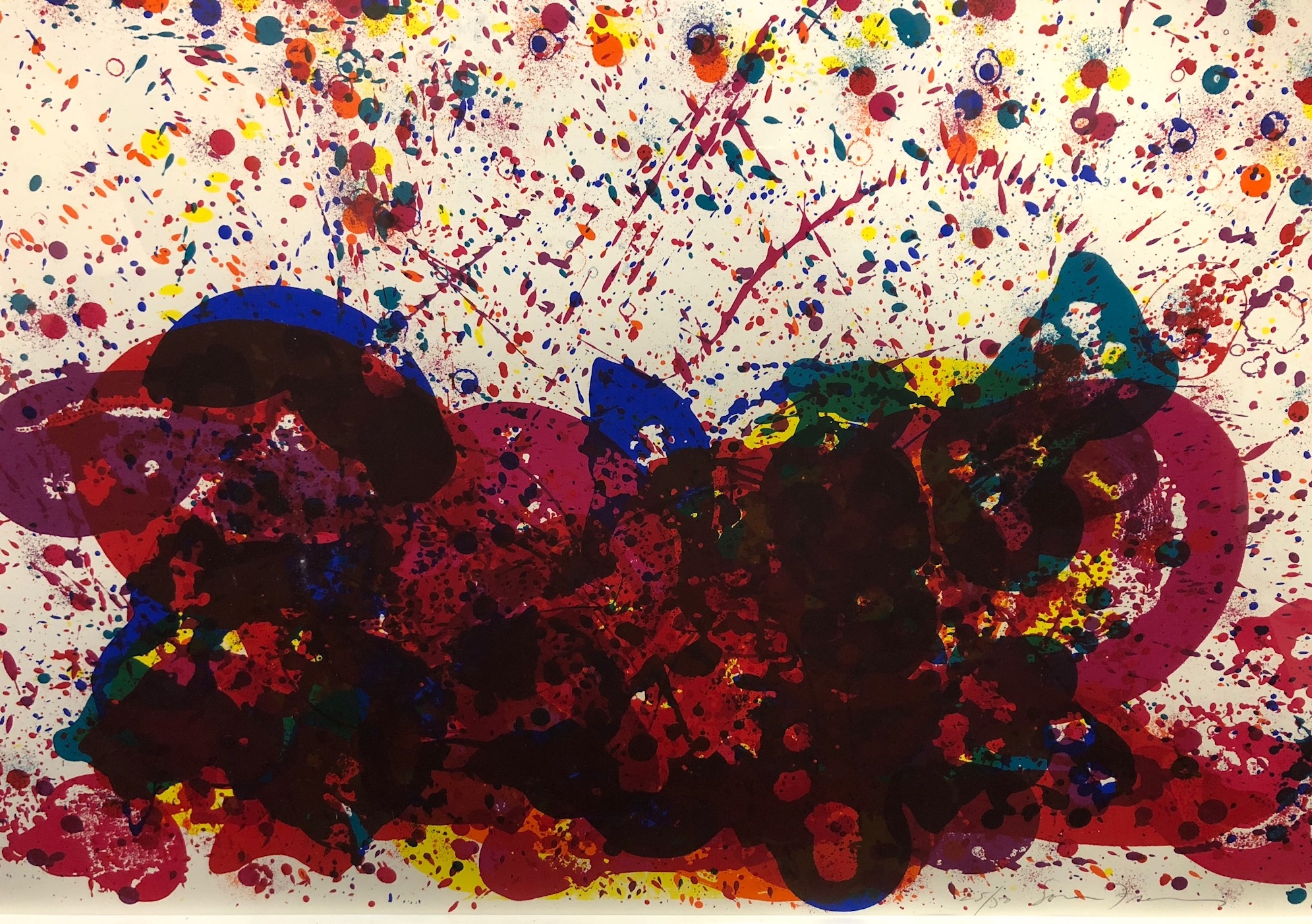 Sam Francis (1923 - 1994) "Lyre Eight" - 1972 - Image 3 of 8