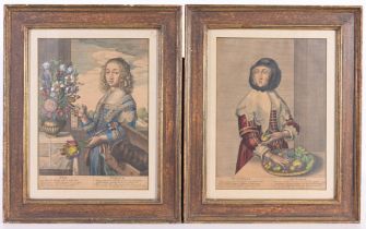 (2) Early Antique Engravings, Heydenryk Frames