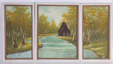 Johnny Daniels 'Florida Highwayman' Triptych