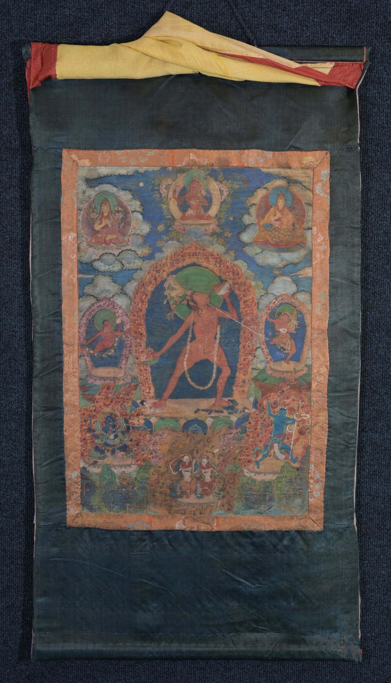 Antique Tibetan Thangka - Image 2 of 13