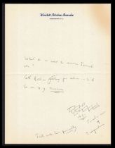 John F Kennedy Senate Letterhead Pencil Doodle