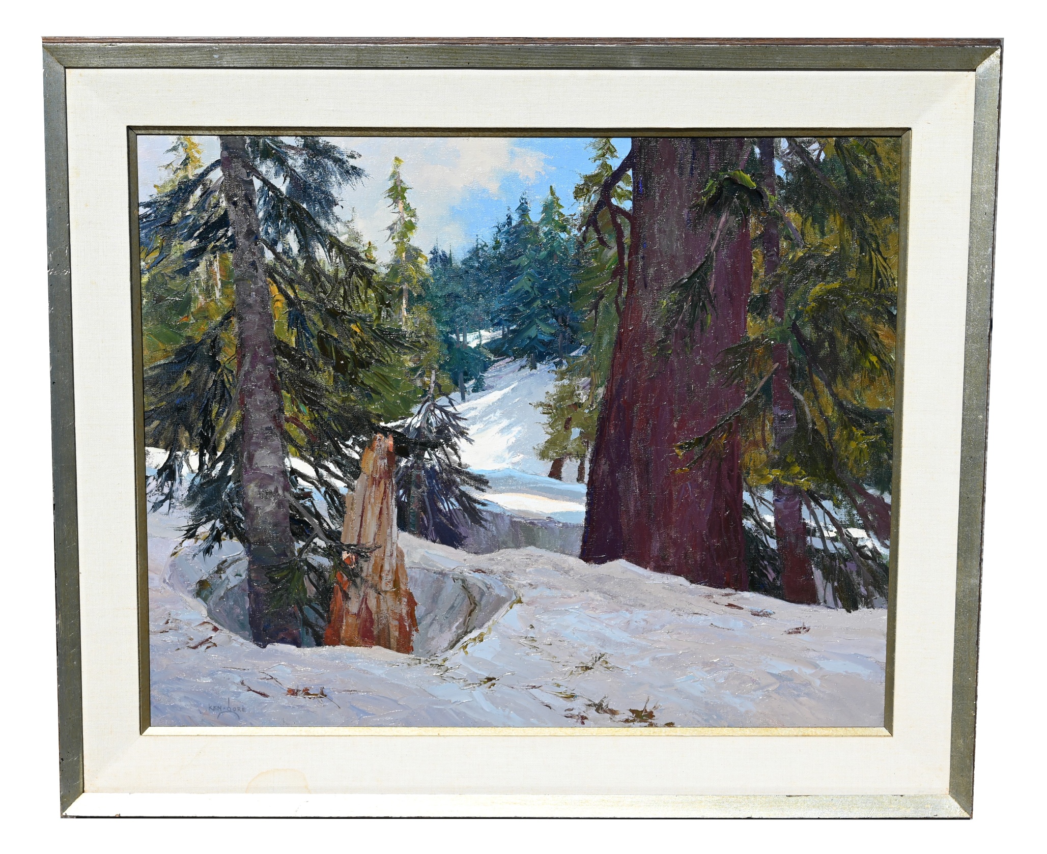 Ken Gore (1911 - 1990) "Snow at Cayuse Pass" - Image 2 of 8