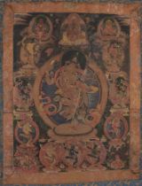 Antique Tibetan Thangka - Dakanis