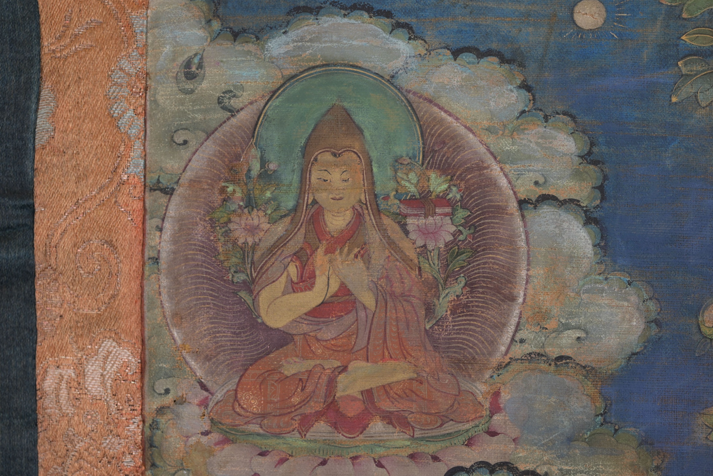 Antique Tibetan Thangka - Image 8 of 13
