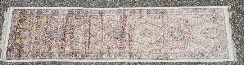 Hereke Turkish Bamboo Silk Tufted Rug - 2'6" x 10'