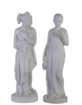 Paolina & Ebe Stone Statues