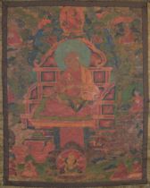 Early Antique TIbetan Thangka
