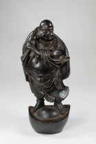 Qing Dynasty, Chinese Carved Wooden Lohan