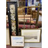 English School:Watercolours-two coastal scenes, one signed N. Faulconer, framed and glazed 10½ins. x