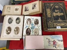 Photographs: Late 19th cent. Two photograph albums one containing photographs by Trowbridge