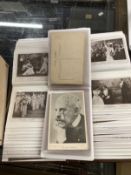 Postcards: Album containing approximately eighty Edwardian cards featuring stills from theatre and