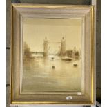 Anthony Robert Klitz British (1917-2000): Oil on canvas Tower Bridge, signed lower right. 20ins. x