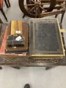 Books: 19th cent. Family Bible, Old and New Testaments Commentaries of Henry & Scott, printed by
