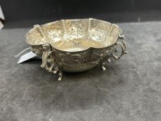 Hallmarked Silver: Bon bon dish John Aldwinckle and Thomas Slater London 1888 .4.6ozt.